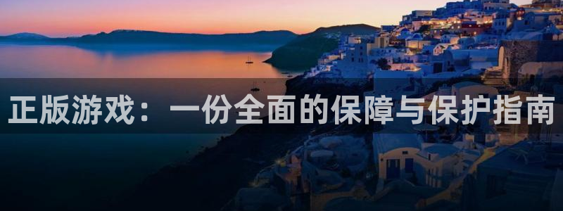 db电竞衣服怎么样：正版游戏：一份全面的保障与保护指南